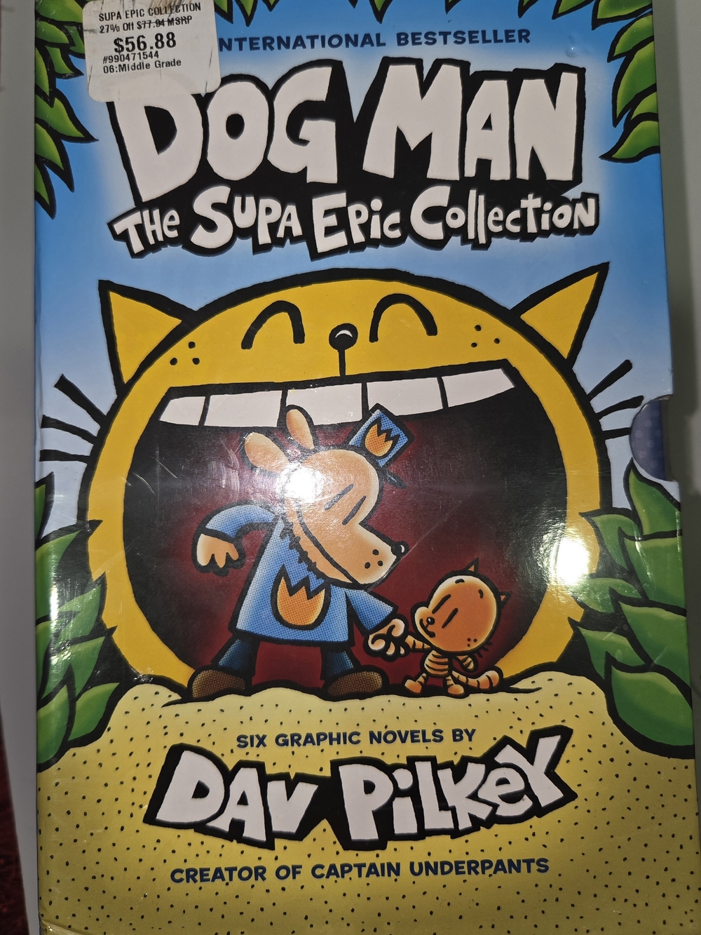 DOG MAN Supa Epic Collection (#1-6 Box Set) by Dav Pilkey Hardcover ~ SEALED!